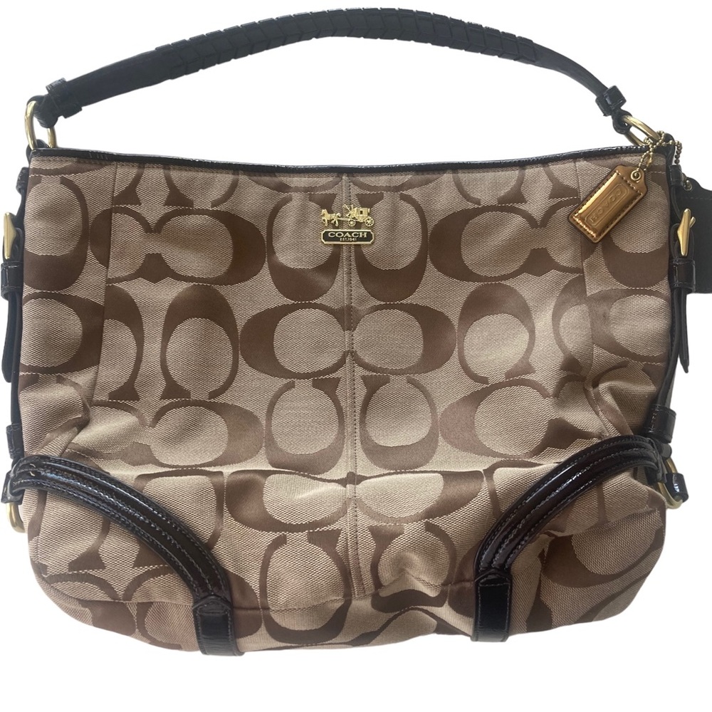 Coach Brown Signature Tote